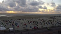 Archiv Foto Webcam Borkum: Gästehaus Victoria 19:00