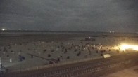 Archived image Webcam Borkum: Guest House Victoria 23:00