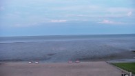 Archiv Foto Webcam Büsumer Strand 03:00