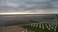 Archiv Foto Webcam Büsumer Strand 19:00