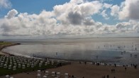 Archiv Foto Webcam Büsumer Strand 13:00