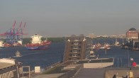 Archiv Foto Webcam Hamburg: An der Elbe 06:00