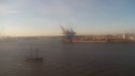 Archiv Foto Webcam Hamburg: An der Elbe 06:00