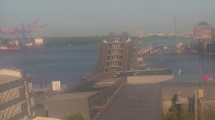 Archiv Foto Webcam Hamburg: An der Elbe 06:00