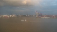 Archiv Foto Webcam Hamburg: An der Elbe 19:00