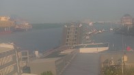 Archiv Foto Webcam Hamburg: An der Elbe 05:00