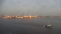 Archiv Foto Webcam Hamburg: An der Elbe 19:00