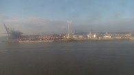 Archiv Foto Webcam Hamburg: An der Elbe 06:00