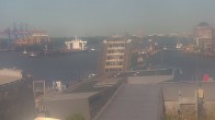 Archiv Foto Webcam Hamburg: An der Elbe 07:00