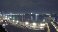 Archived image Webcam Hamburg: Cargo bridges 18:00