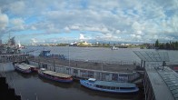 Archived image Webcam Hamburg: Cargo bridges 17:00