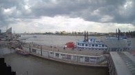 Archived image Webcam Hamburg: Cargo bridges 08:00