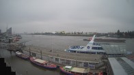 Archived image Webcam Hamburg: Cargo bridges 09:00