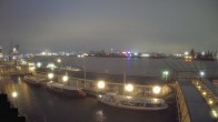 Archiv Foto Webcam Hamburg: Landungsbrücken 07:00