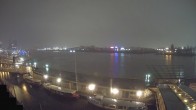 Archiv Foto Webcam Hamburg: Landungsbrücken 01:00