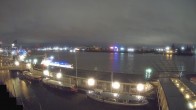 Archiv Foto Webcam Hamburg: Landungsbrücken 05:00