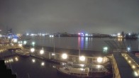 Archiv Foto Webcam Hamburg: Landungsbrücken 01:00