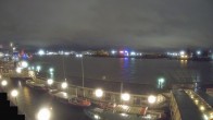 Archived image Webcam Hamburg: Cargo bridges 23:00