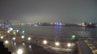 Archived image Webcam Hamburg: Cargo bridges 23:00