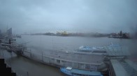 Archiv Foto Webcam Hamburg: Landungsbrücken 09:00