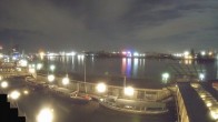 Archiv Foto Webcam Hamburg: Landungsbrücken 01:00