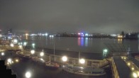 Archiv Foto Webcam Hamburg: Landungsbrücken 03:00