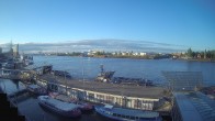 Archiv Foto Webcam Hamburg: Landungsbrücken 05:00