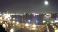 Archiv Foto Webcam Hamburg: Landungsbrücken 23:00