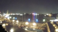 Archiv Foto Webcam Hamburg: Landungsbrücken 01:00
