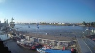 Archiv Foto Webcam Hamburg: Landungsbrücken 07:00