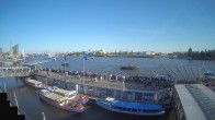 Archiv Foto Webcam Hamburg: Landungsbrücken 17:00