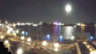 Archiv Foto Webcam Hamburg: Landungsbrücken 23:00