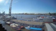 Archiv Foto Webcam Hamburg: Landungsbrücken 07:00