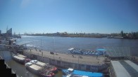 Archiv Foto Webcam Hamburg: Landungsbrücken 09:00