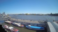 Archiv Foto Webcam Hamburg: Landungsbrücken 15:00