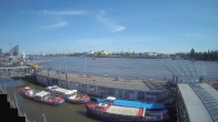 Archiv Foto Webcam Hamburg: Landungsbrücken 16:00