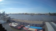 Archiv Foto Webcam Hamburg: Landungsbrücken 07:00