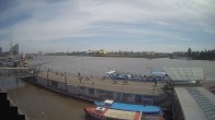 Archiv Foto Webcam Hamburg: Landungsbrücken 13:00