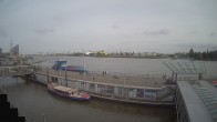 Archiv Foto Webcam Hamburg: Landungsbrücken 17:00