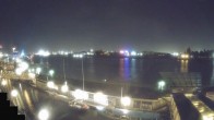 Archiv Foto Webcam Hamburg: Landungsbrücken 23:00