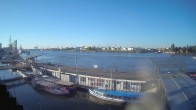 Archiv Foto Webcam Hamburg: Landungsbrücken 05:00