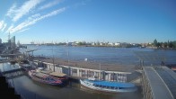 Archiv Foto Webcam Hamburg: Landungsbrücken 06:00