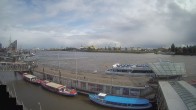 Archiv Foto Webcam Hamburg: Landungsbrücken 15:00