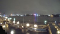 Archiv Foto Webcam Hamburg: Landungsbrücken 01:00