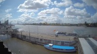 Archiv Foto Webcam Hamburg: Landungsbrücken 09:00