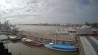 Archiv Foto Webcam Hamburg: Landungsbrücken 07:00