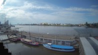 Archiv Foto Webcam Hamburg: Landungsbrücken 07:00