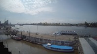 Archiv Foto Webcam Hamburg: Landungsbrücken 09:00