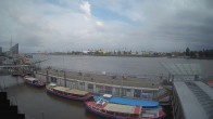 Archiv Foto Webcam Hamburg: Landungsbrücken 17:00
