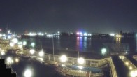 Archiv Foto Webcam Hamburg: Landungsbrücken 23:00